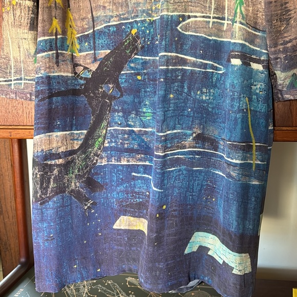 United Bamboo 3/4 sleeves knee-length soft silk dress (I’m 5’3”). - Picture 7 of 16